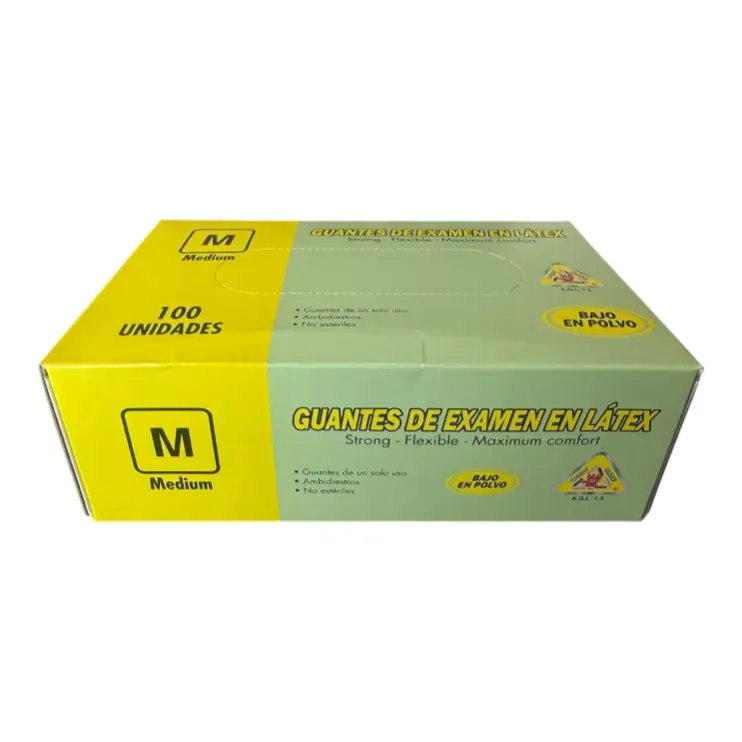 Guantes de Látex x 100 unidades