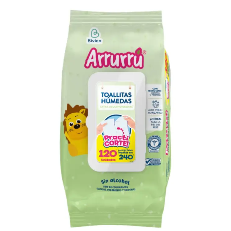 Toallas Húmedas Arrurrú